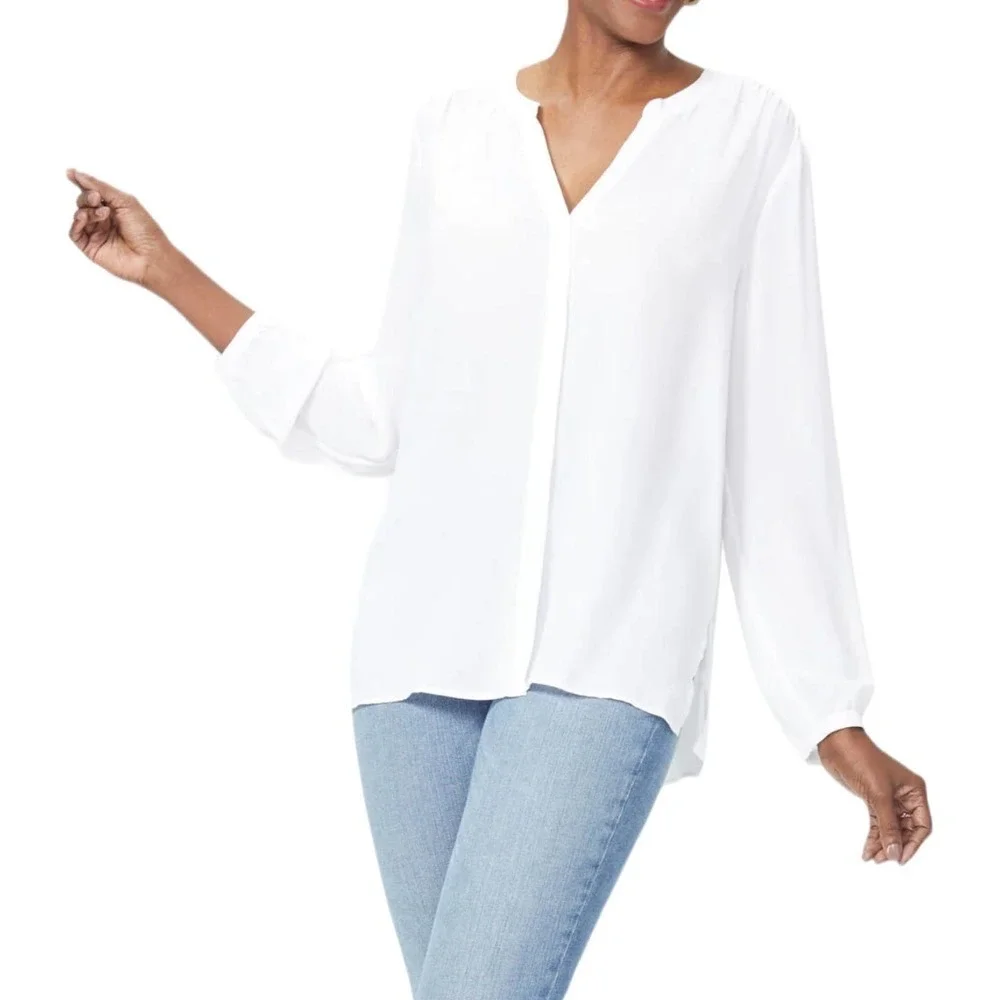 New Women’s NYDJ Pintuck Blouse Size 4X